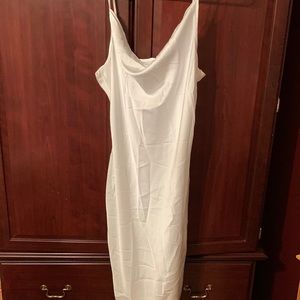Long sheer SHEIN dress. Satin feel. Never worn.
